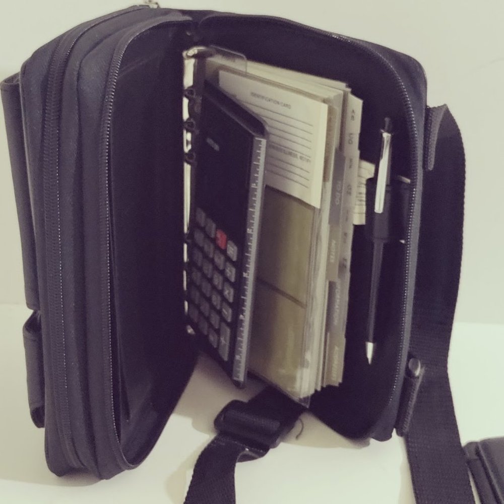 Multi Purpose Leather Case with Adjustable Shoulder Straps - Picture 9 of 16